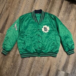 St Louis Cardinals Green Dugout Jacket - St. Patrick's Day 9/20/23 NEW - 2XL
